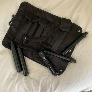 NuMe 4-in-One Curling Wand Set w/ Heat Glove